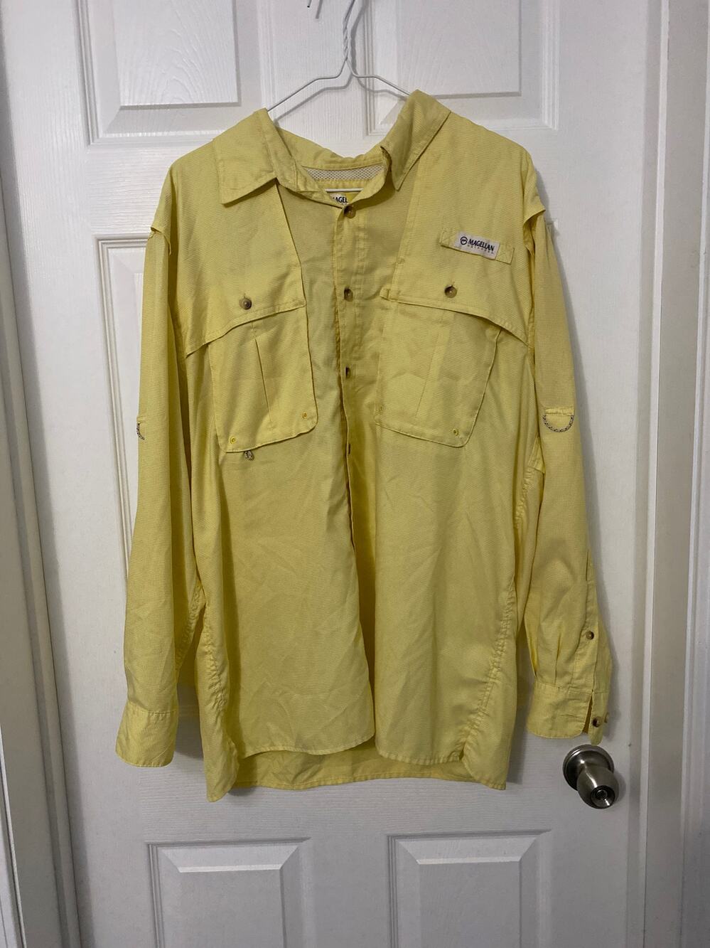 Magellan fish gear button down shirt size medium
